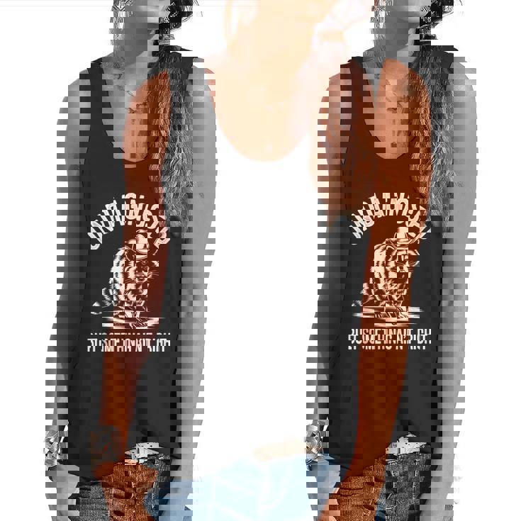 Cowboy Raccoon Flowy Tank – Humorous Wild West Vibes