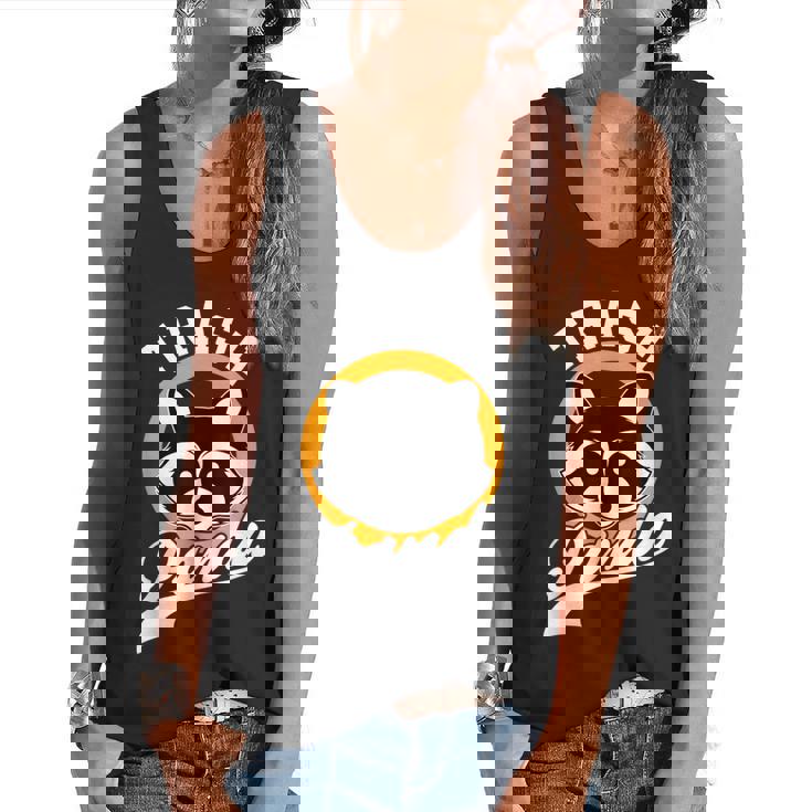 Cute Raccoon Tank Top – Small Flowy Cartoon Design for All Seasons