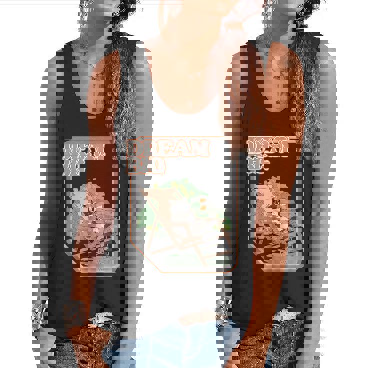 Dream Big Raccoon Tank Top - Fun Unisex Flow Design