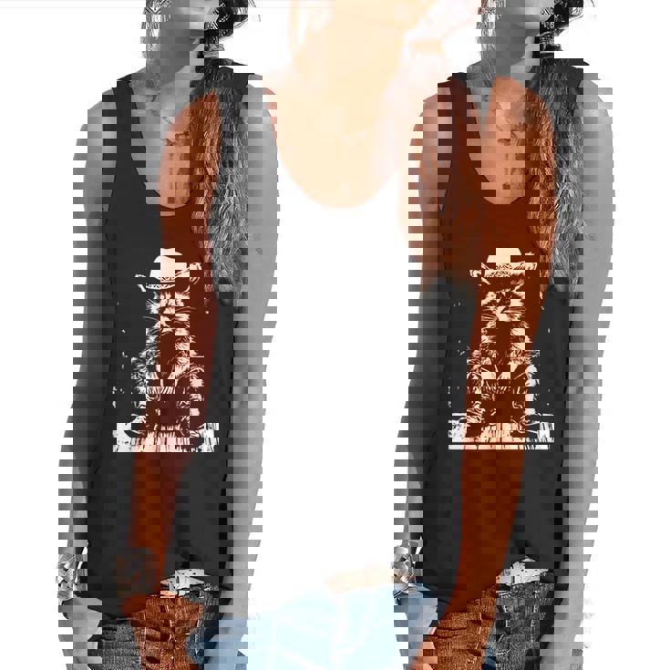 Raccoon Cowboy Western Tank - Unisex - Fun, Flowy Style for Adults & Kids