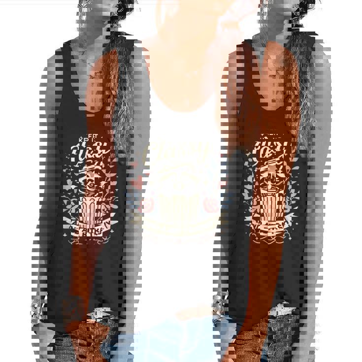 Raccoon Flowy Tank for Mapache Fans | Cute & Casual