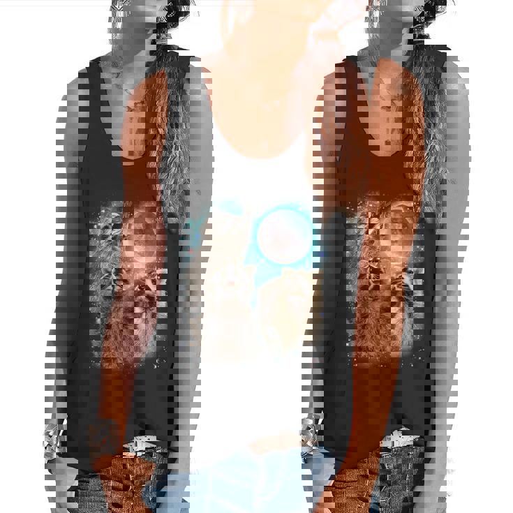 Raccoon Moon Tank Top for Men, Women & Kids | Flowy & Stylish Design