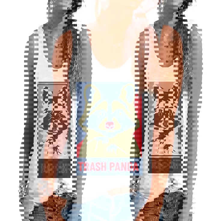 Raccoon Lover Animal Art Tank | Flowy Fit Perfect for Nature Enthusiasts