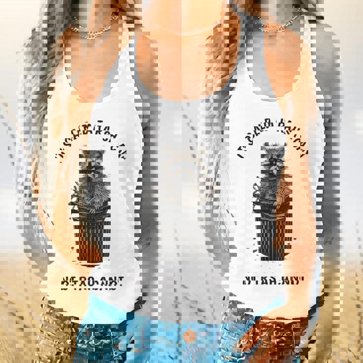 Raccoon Humor Flowy Tank - Relaxed Fit Fun Wear