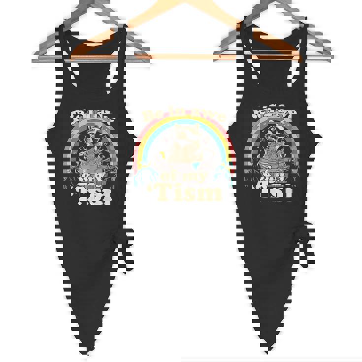 Autism Be In Awe Of My 'Tism Meme Autistic Raccoon Flowy Tank
