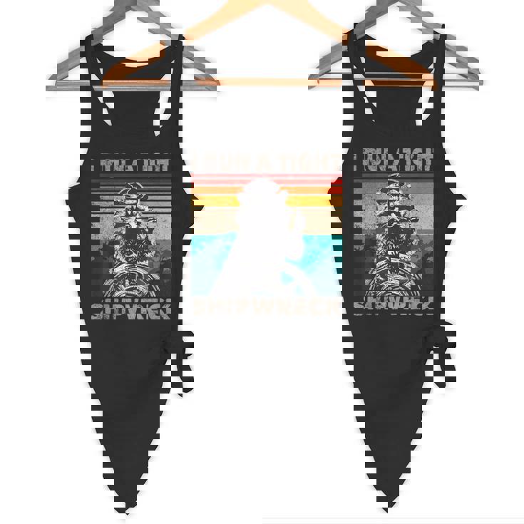 Raccoon Captain Vintage Tank - Flowy Fit | Nautical Humor