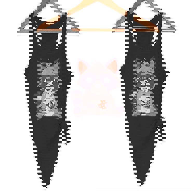 Raccoon Flowy Tank Top for Adults - Small Size - Fun & Quirky Design