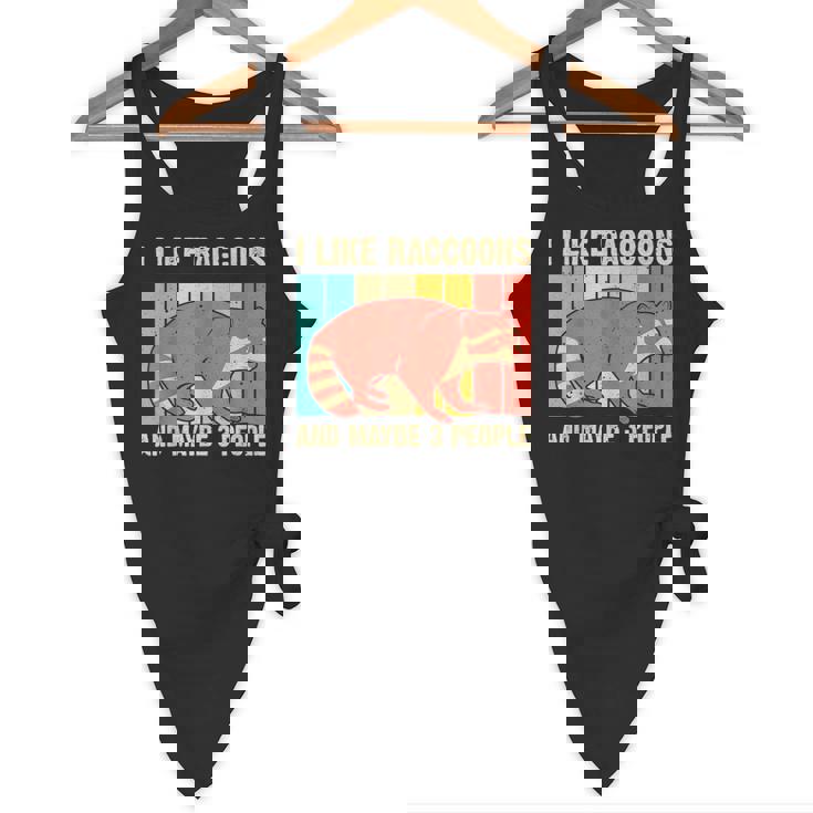 Raccoon For Men Women Raccoon Lover Introvert Flowy Tank
