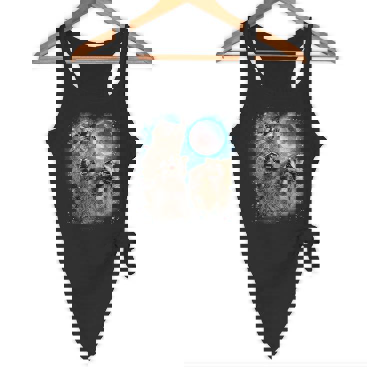 Raccoon Moon Tank Top for Men, Women & Kids | Flowy & Stylish Design