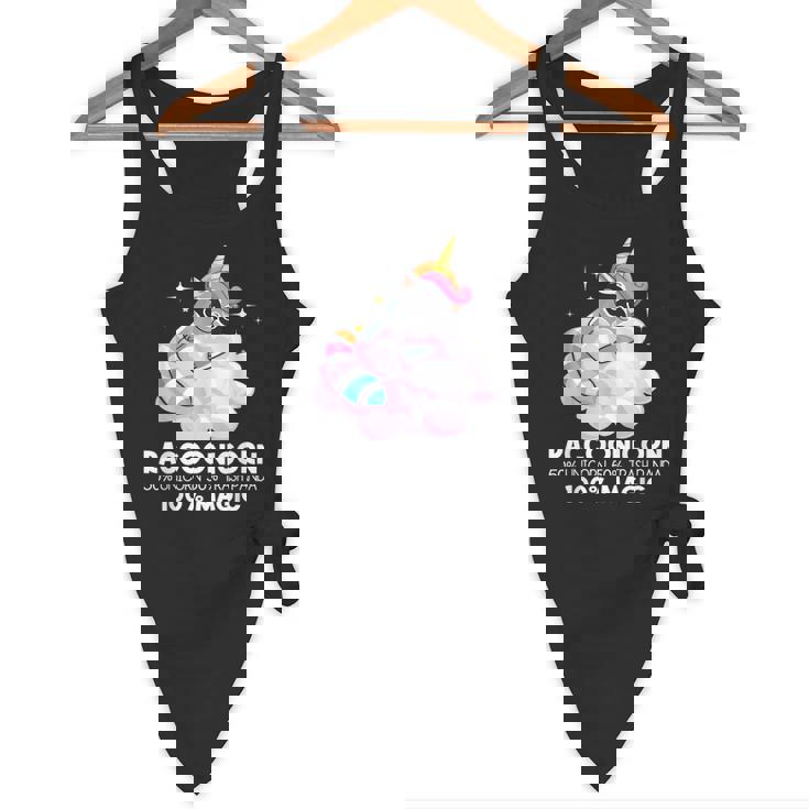 Raccoonicorn Tank Top - Flowy Style for Raccoon Lovers