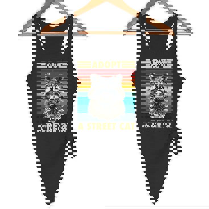 Vintage Raccoon Graphic Tank Top - Retro Style for All Ages
