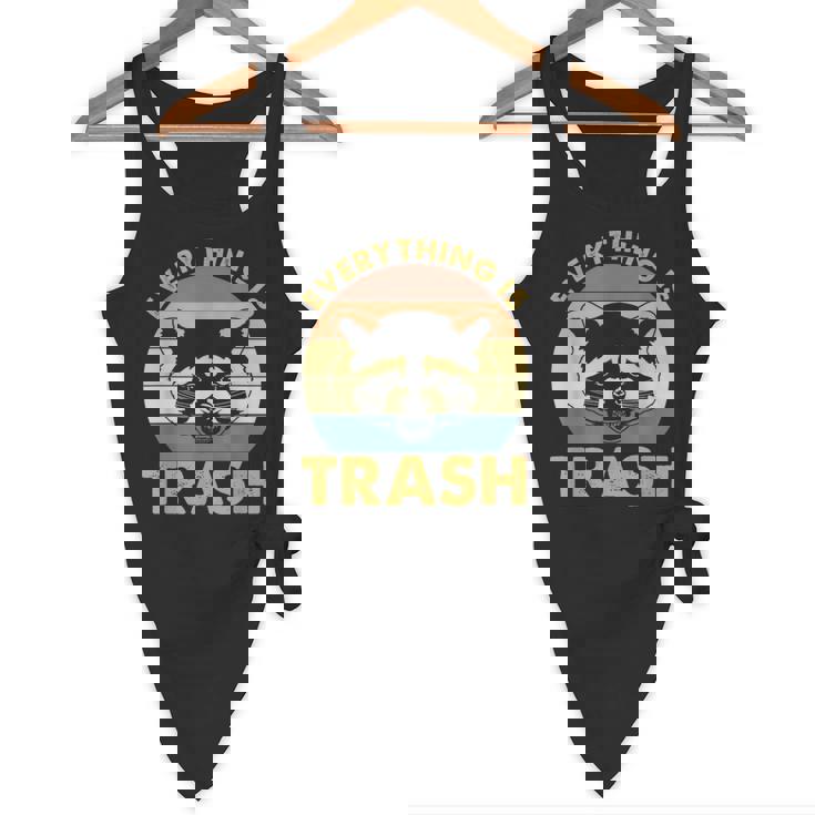 Vintage Raccoon Lovers Tank - Humorous Design for Casual Days