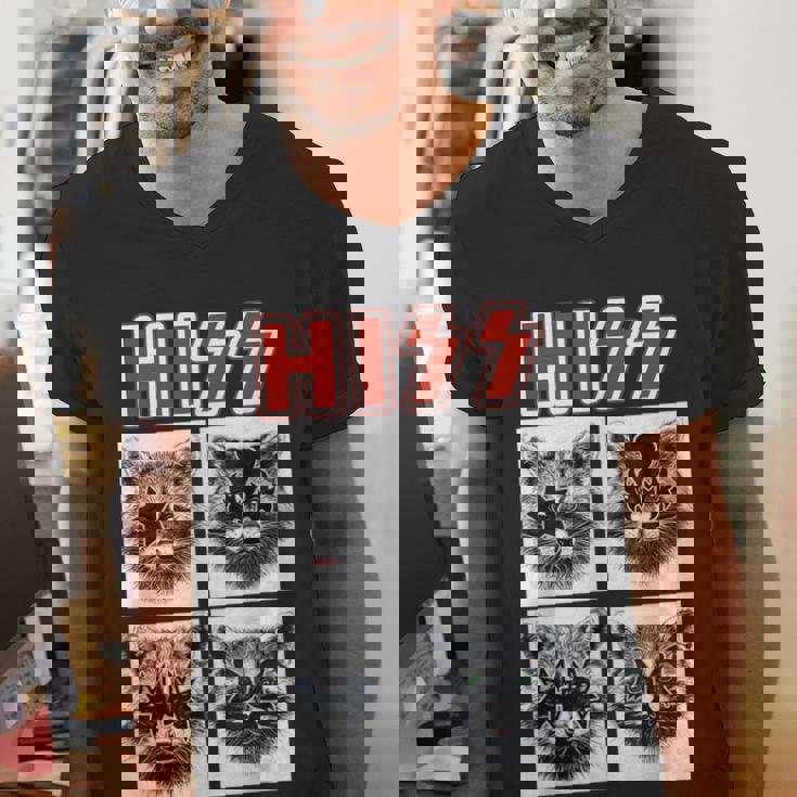 Raccoon Rock Band V-Neck T-Shirt for Men, Women & Kids
