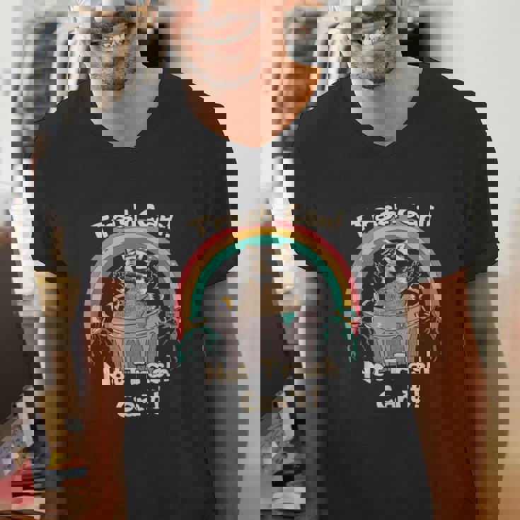 Raccoon V-Neck T-Shirt for Men - Humorous Wildlife Design