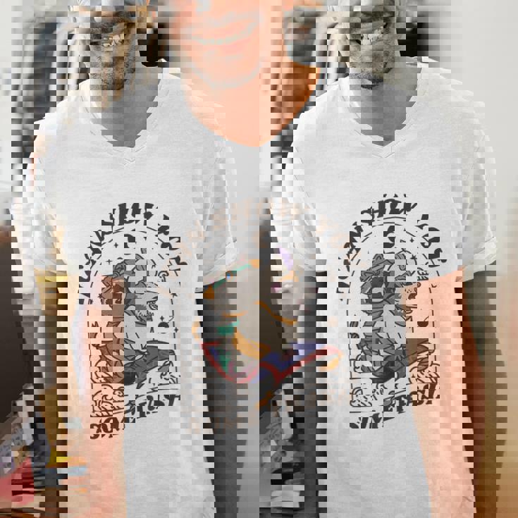 Raccoon Possum V-Neck T-Shirt for Men | Funny Animal Lovers Tee
