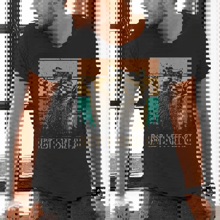 Adopt A Street Cat V-Neck T-Shirt - Artful Animal Lovers