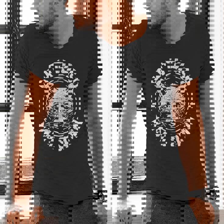 Raccoon Gothic V-Neck T-Shirt - Men's Funny Halloween Top