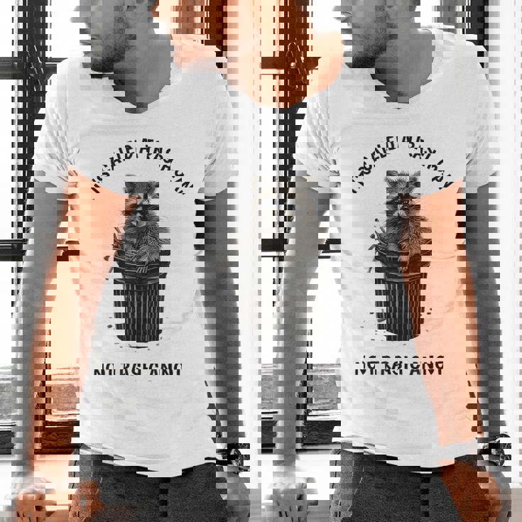 Raccoon Humor V-Neck T-Shirt | Fun Men's Tee for Animal Lovers