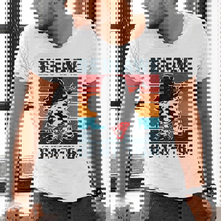 Vintage Autism Awareness Raccoon Men's V-Neck T-Shirt - Unique Gift