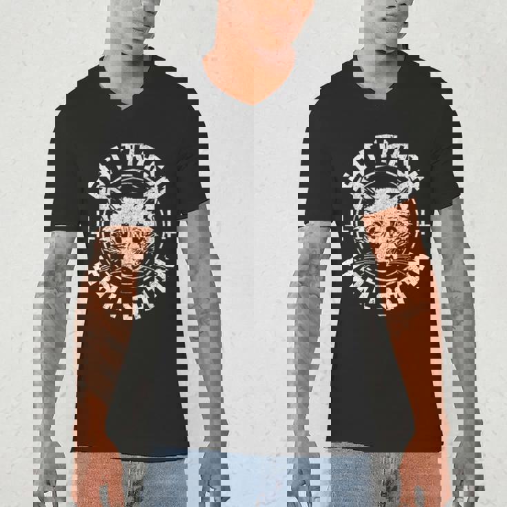 Raccoon Gothic V-Neck T-Shirt - Men's Funny Halloween Top