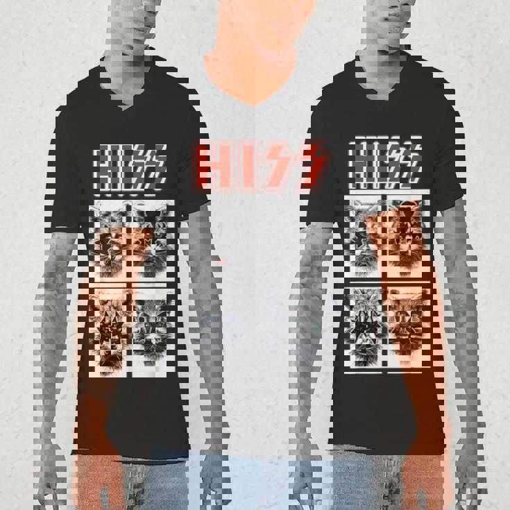 Raccoon Rock Band V-Neck T-Shirt for Men, Women & Kids