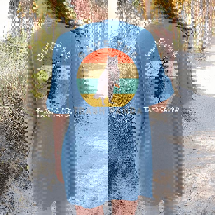 Save the Raccoon Retro Sunset Women's T-Shirt - Comfort Colors