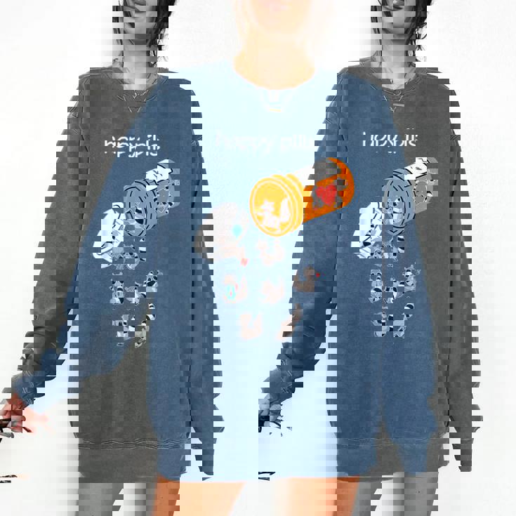 Happy Pills Raccoon T-Shirt - Relaxed Fit for Raccoon Lovers