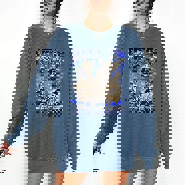 Rizz Em Autistic Raccoon | Cozy Comfort Colors Sweatshirt