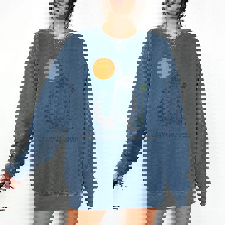 Retro 90s Raccoon Sweatshirt - Everyday Adventure | Comfort Colors
