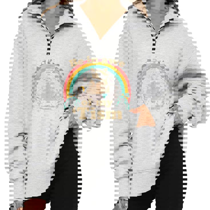Autism Awareness | Funny Raccoon Sweatshirt | Oversized Half-Zip Autism Awareness | Funny Raccoon Sweatshirt | Oversized Half-Zip