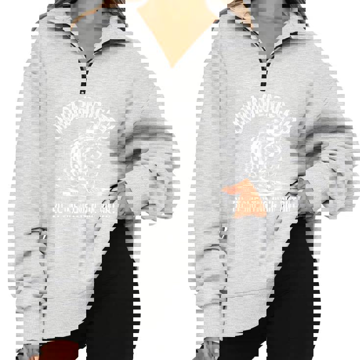 Cowboy Raccoon Oversized Half-Zip Sweatshirt | Quirky Fashion Statement Cowboy Raccoon Oversized Half-Zip Sweatshirt | Quirky Fashion Statement
