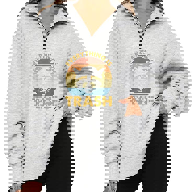 Vintage Raccoon Lovers Oversized Sweatshirt - Half Zip Nostalgia Vintage Raccoon Lovers Oversized Sweatshirt - Half Zip Nostalgia