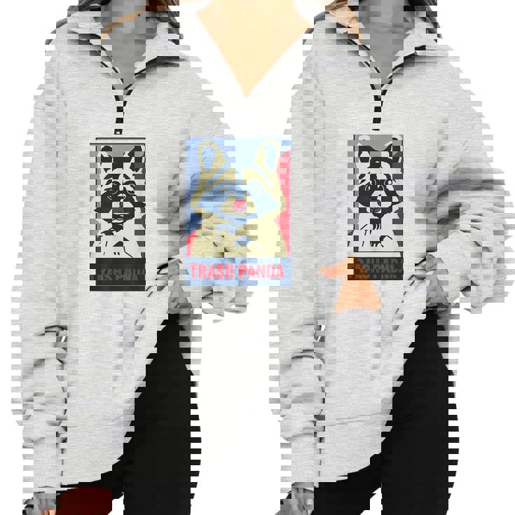 Raccoon Lover Sweatshirt - Cozy Half Zip | Fun Animal Poster-Style