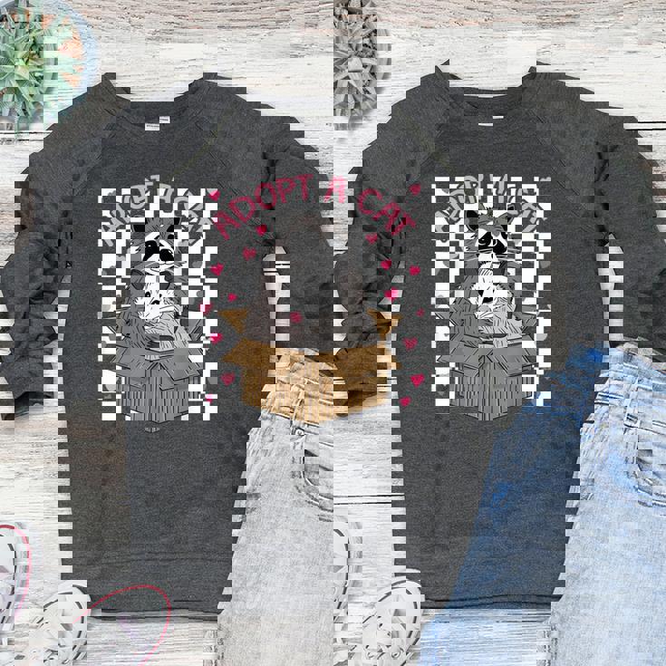 Adopt A Cat Team: Raccoons & Possums | Women's Raglan Sweatshirt