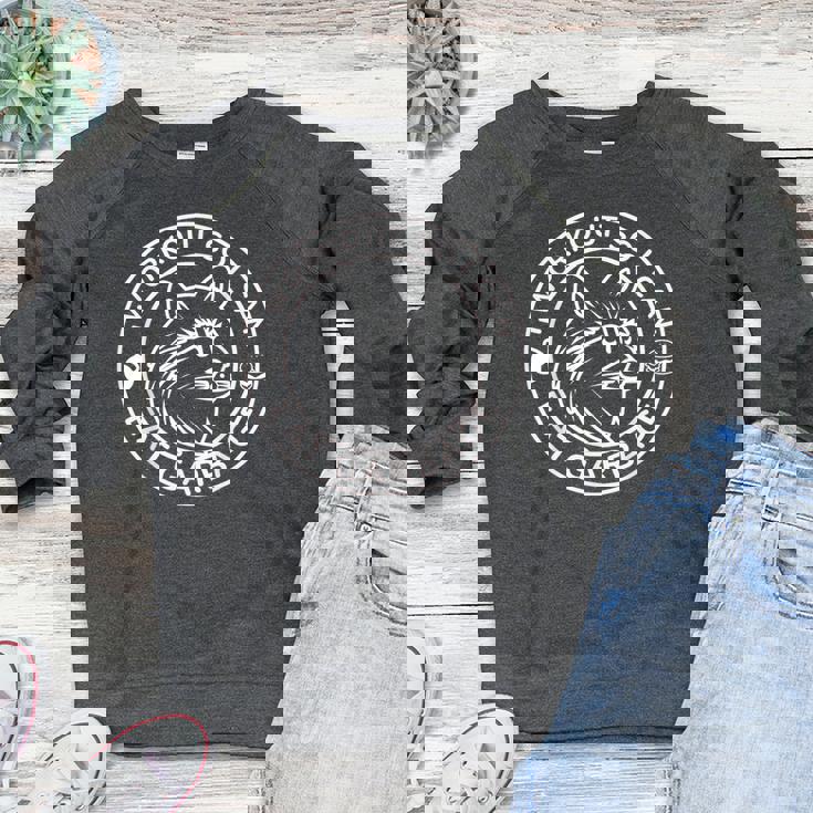 Funny Gym Raccoon Women's Raglan Sweatshirt - Workout Essential