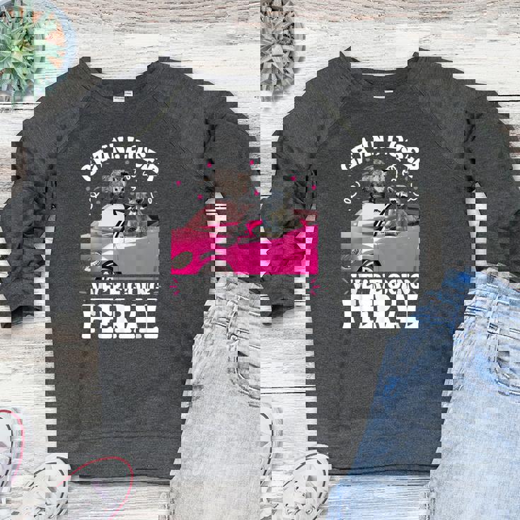 Raccoon Lover | Introvert Unisex Crewneck Sweatshirt for All