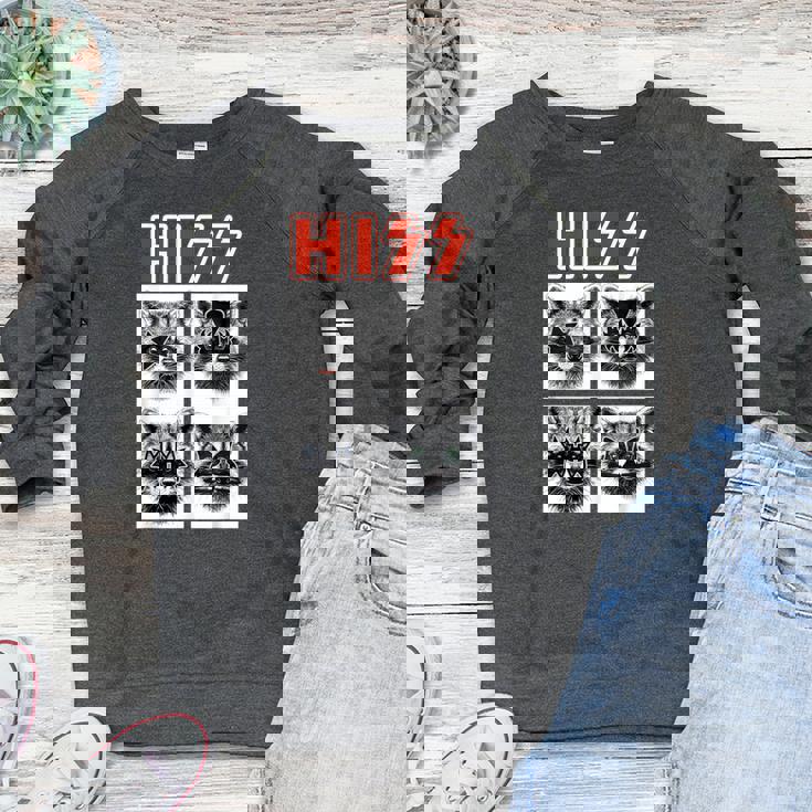 Raccoon Band Music Sweatshirt Women's Raglan Crewneck - Concert Style Raccoon Band Music Sweatshirt Women's Raglan Crewneck - Concert Style
