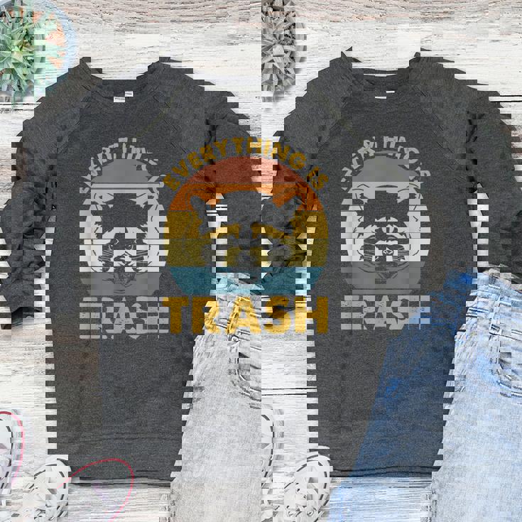 Vintage Raccoon Lovers Sweatshirt - Trash Aesthetic Women's Crewneck Vintage Raccoon Lovers Sweatshirt - Trash Aesthetic Women's Crewneck