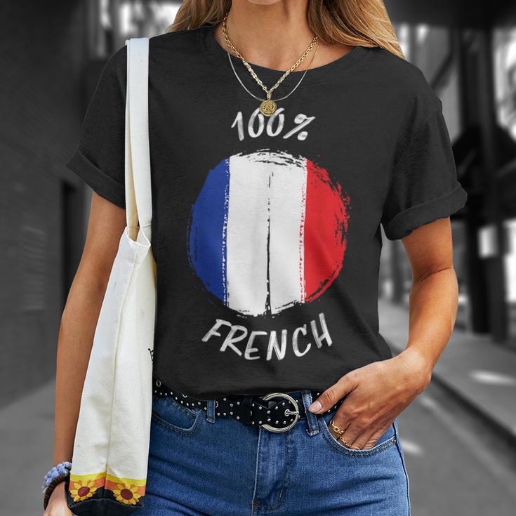 100 Französisches Hemd Stolzes Französisches Hemd Flagge Frankreich T-Shirt Geschenke für Sie