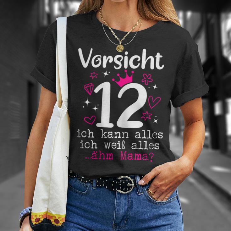 12 Geburtstag Mädchen -Orsicht 12 Jahre Nager T-Shirt Geschenke für Sie