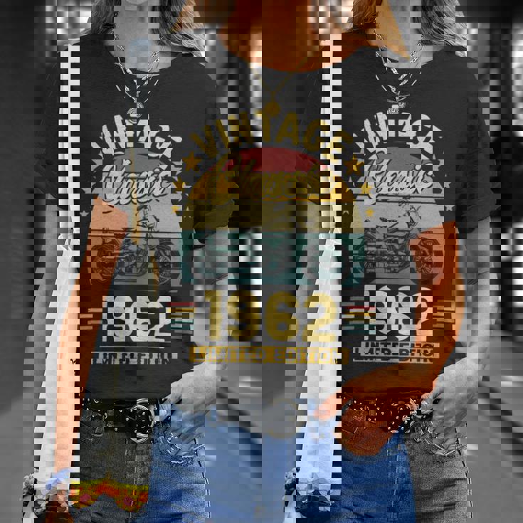 1962 Motorcycle Limited Edition T-Shirt Gifts for Her