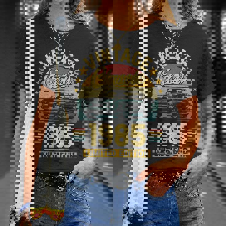 1985 Muscle Car Limited Edition T-Shirt Gifts for Her