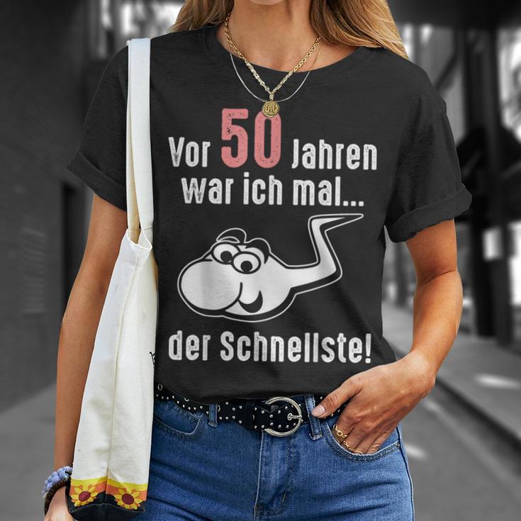 50Th Birthday Man Decoration 50Th Birthday Woman S T-Shirt Geschenke für Sie