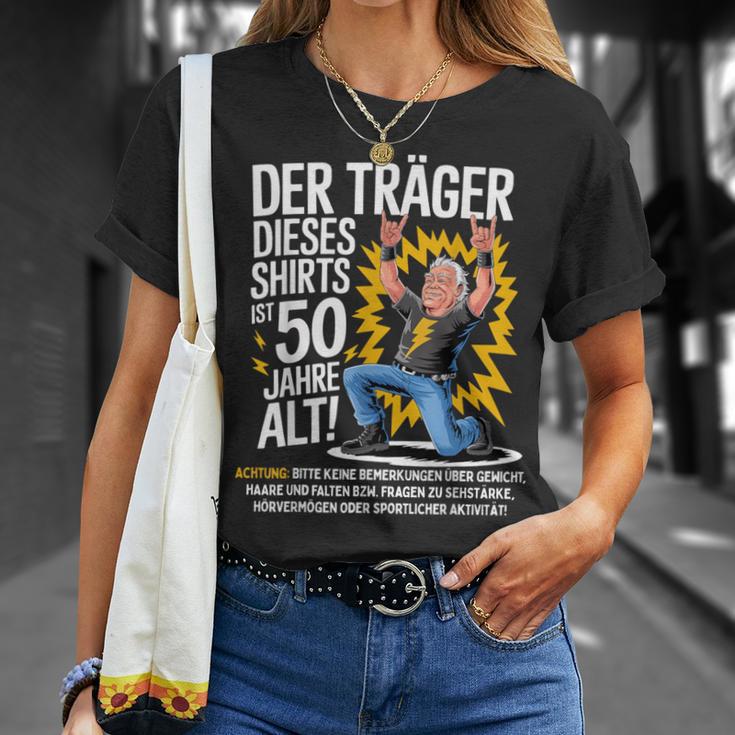 50Th Birthday Man Woman 50 Years 1974 Decorative T-Shirt Geschenke für Sie