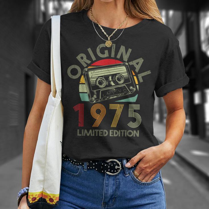 50Th Birthday Original Womenintage 1975 T-Shirt Geschenke für Sie