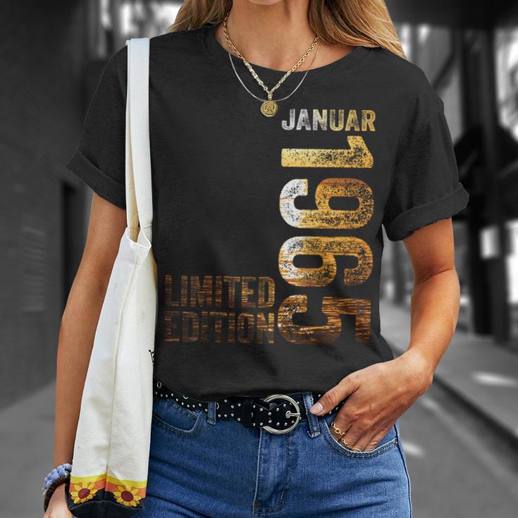 60Th Birthday Man 60 Years Limited Edition January 1965 T-Shirt Geschenke für Sie