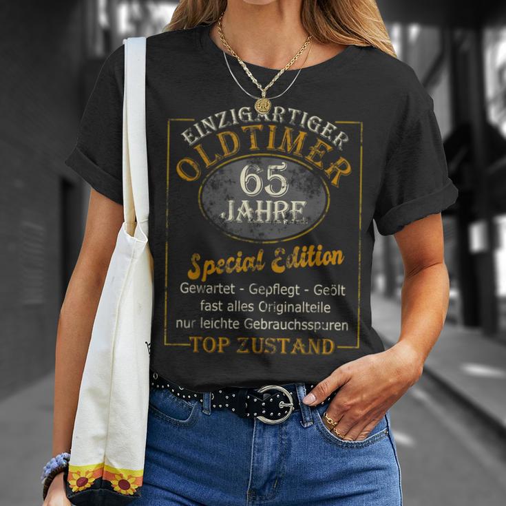 65Th Birthday Man 65 Years Oldtimer 65Er Papa Grandpa T-Shirt Geschenke für Sie