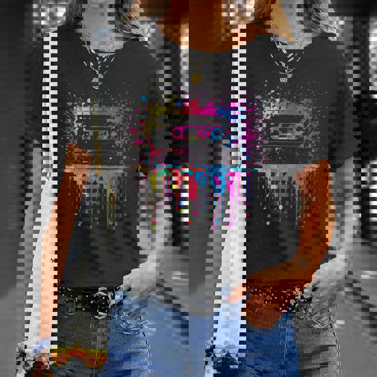 80S 90S Retro Party Fancy Dress Cassette T-Shirt Geschenke für Sie