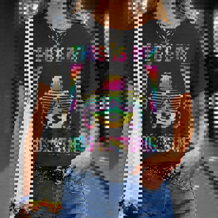This Is My 80'S Costume 1980S 80S Outfit Disco Party T-Shirt Gifts for Her
