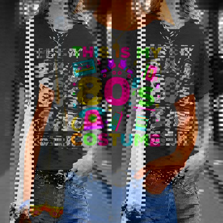 This Is My 80S Costume 80'S Style Eighties Retro Party T-Shirt Gifts for Her